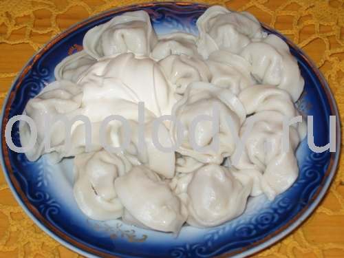 Siberian Pelmeni with meat or cabbage