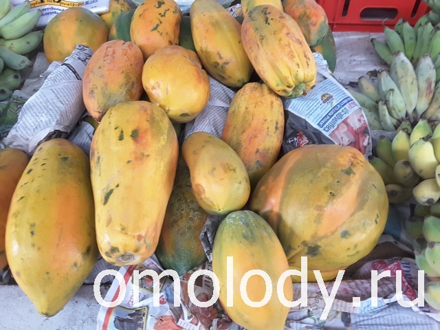 Папайя, фрукты во Вьетнаме