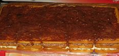 Sweet cake with cottage cheese.