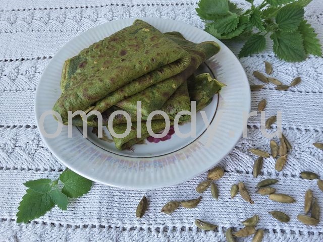 блины из крапивы